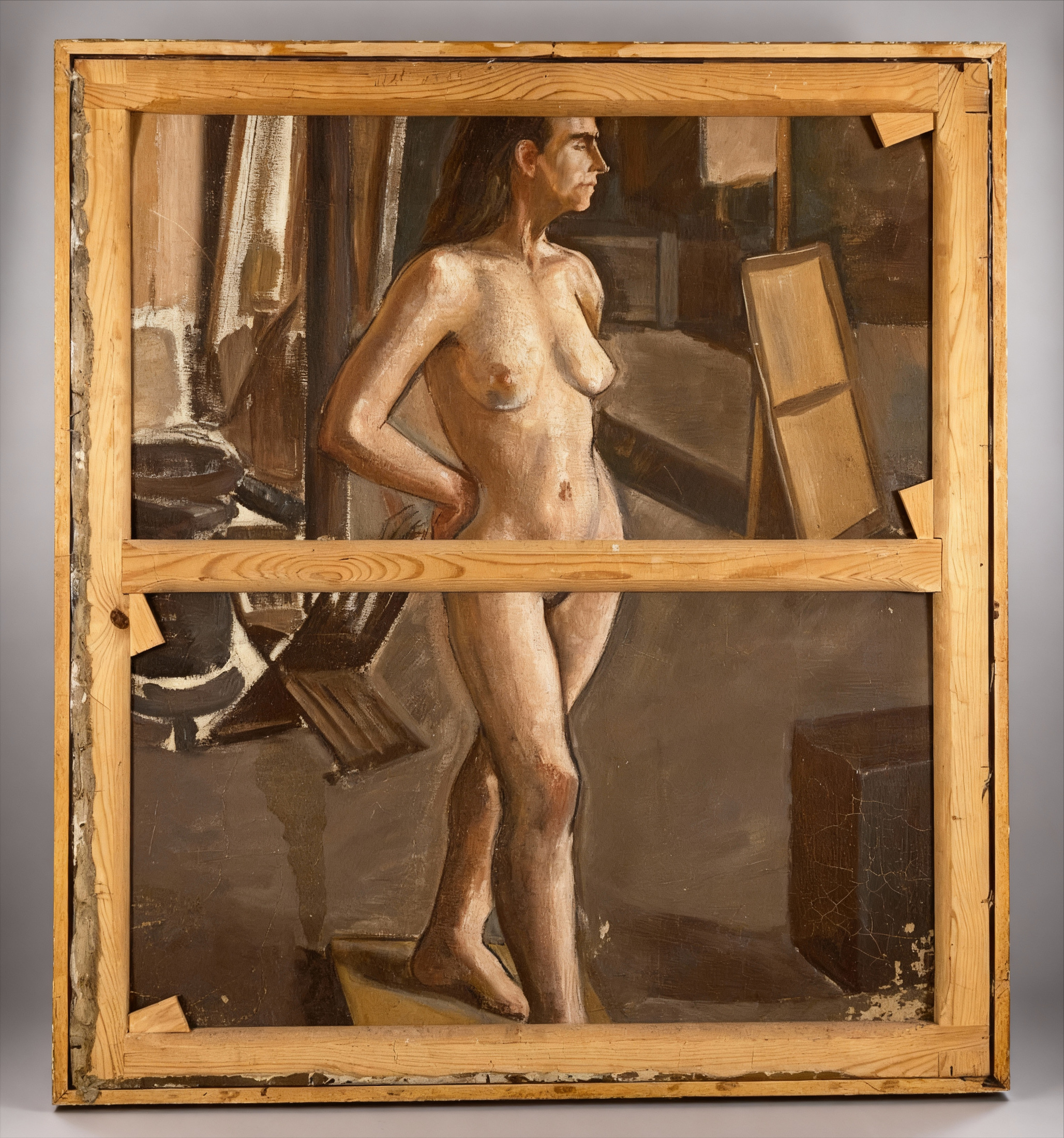 Desnudo y estudio (Doble cara), imagen de su historia y procedencia