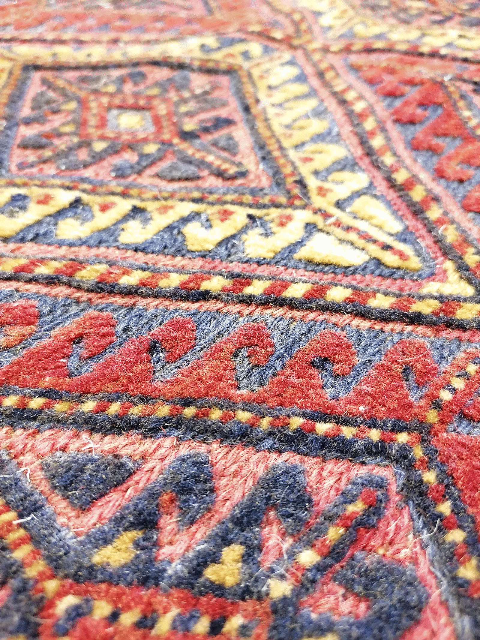 Alfombra SH0570, detalle de su artesanía