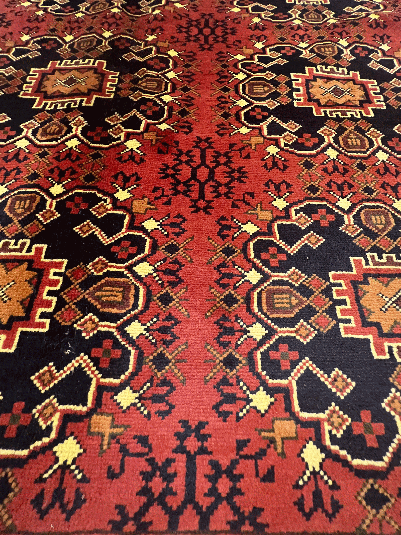 Alfombra SH0601, detalle de su artesanía