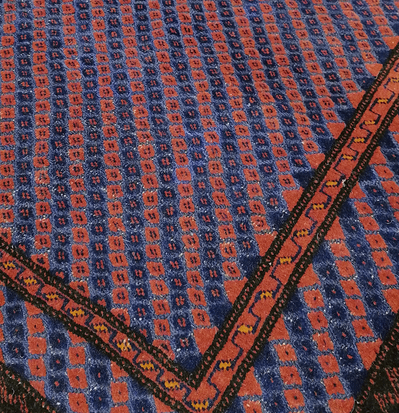 Alfombra SH1415, detalle de su artesanía