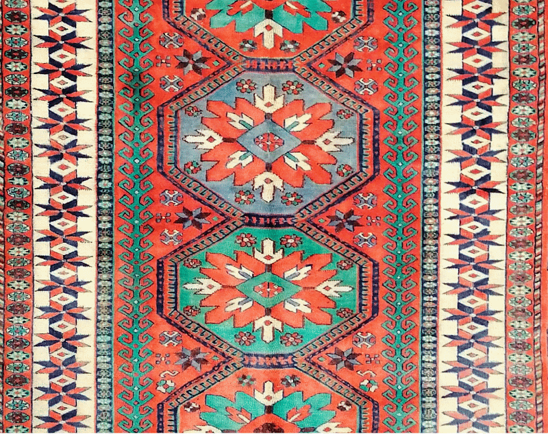 Alfombra 1176, detalle de su artesanía