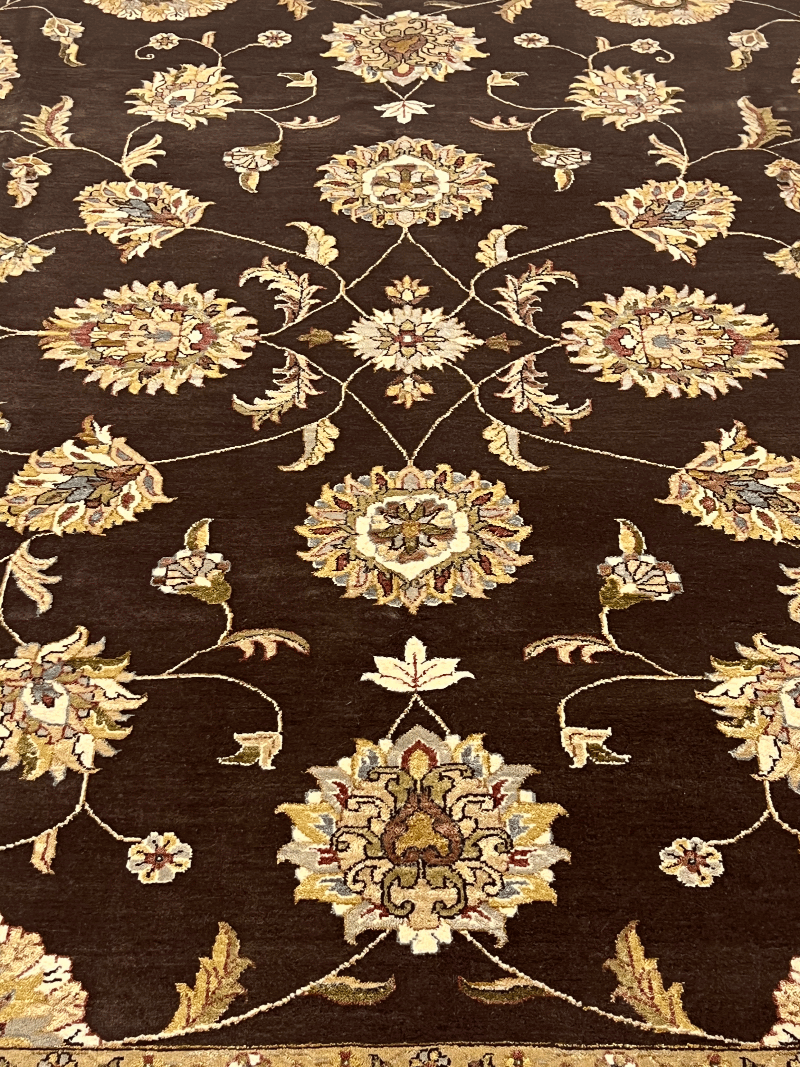 Alfombra ID0028, detalle de su artesanía