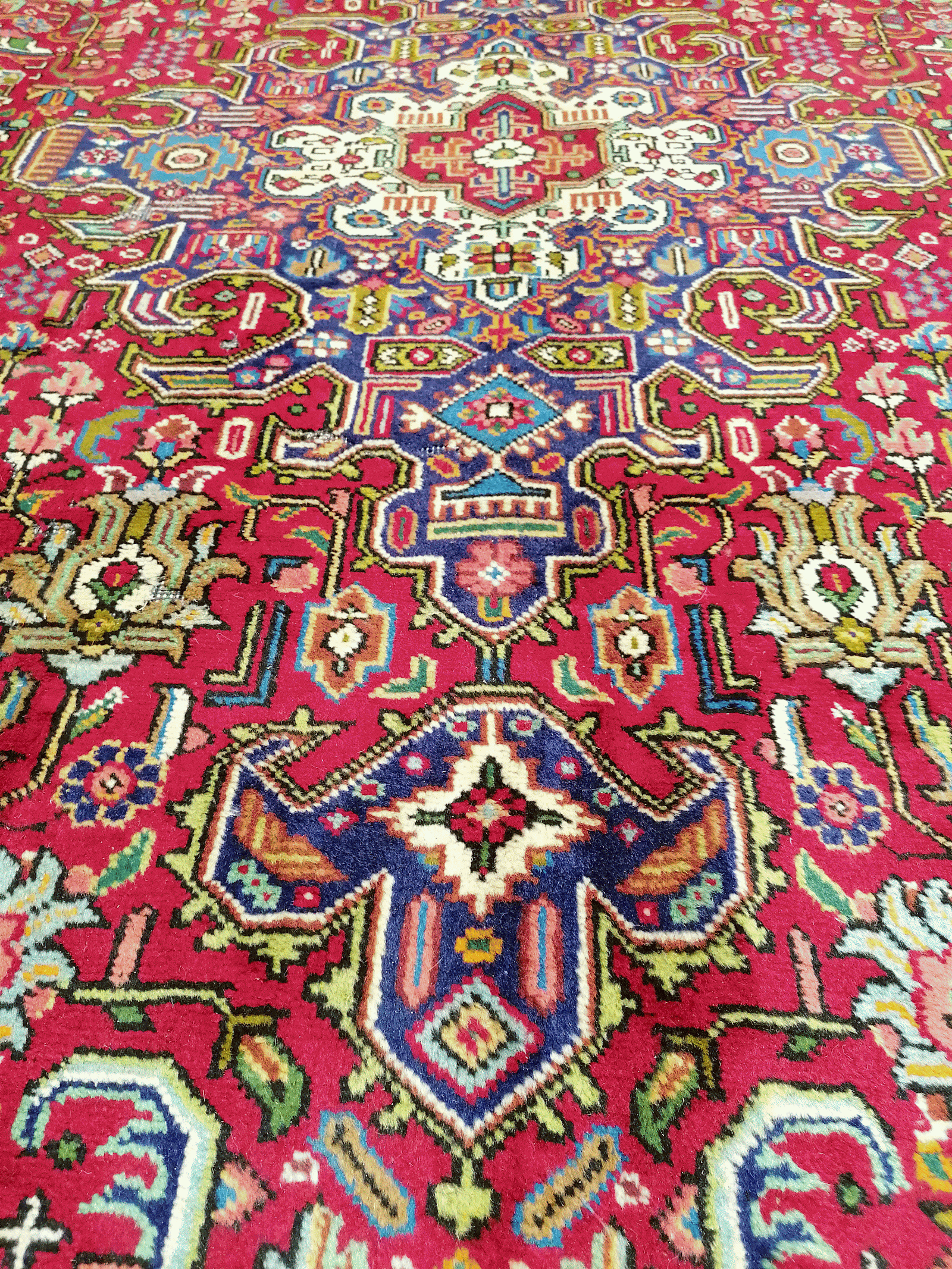 Alfombra 0310, detalle de su artesanía