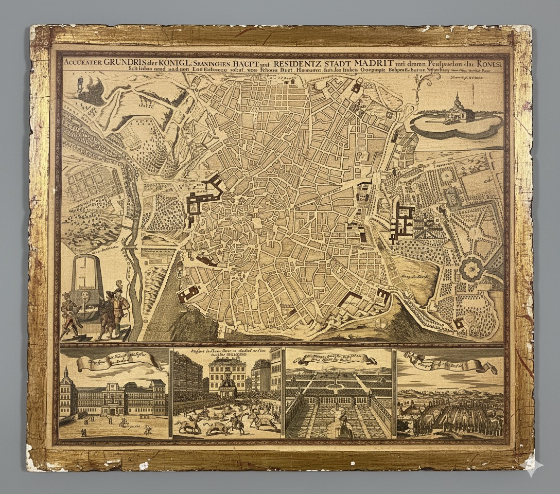 Plano de Madrid (S. XVIII) · Foto 01