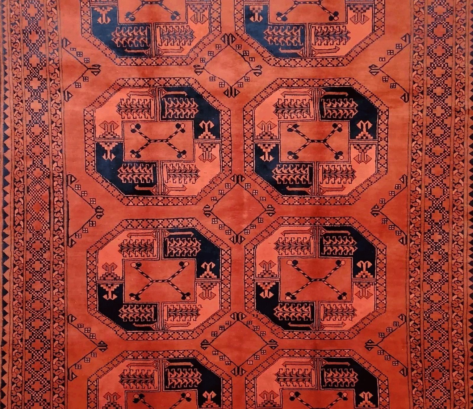 Alfombra SH0140, detalle de su artesanía