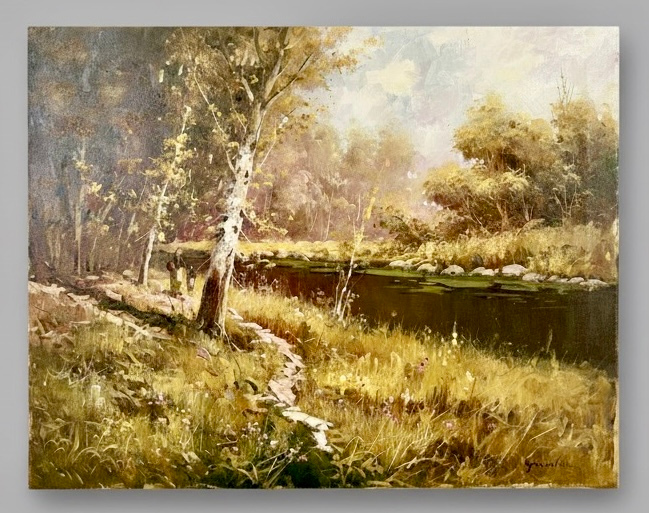 Paisaje ribereño otoñal · Foto 01