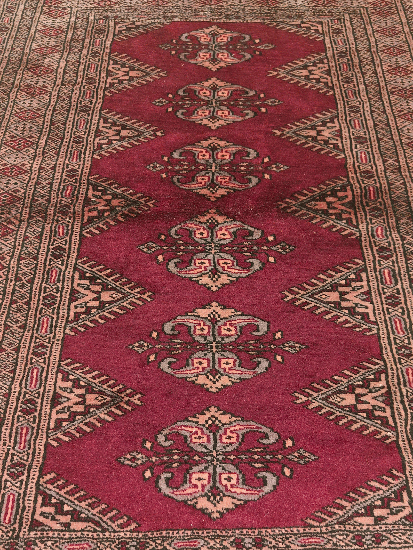 Alfombra QA0127, detalle de su artesanía