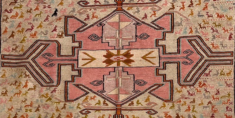 Alfombra SH0492, detalle de su artesanía