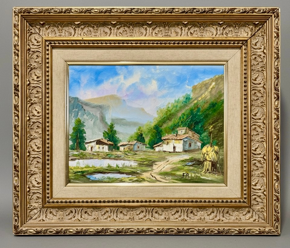 Paisaje rural en la galería