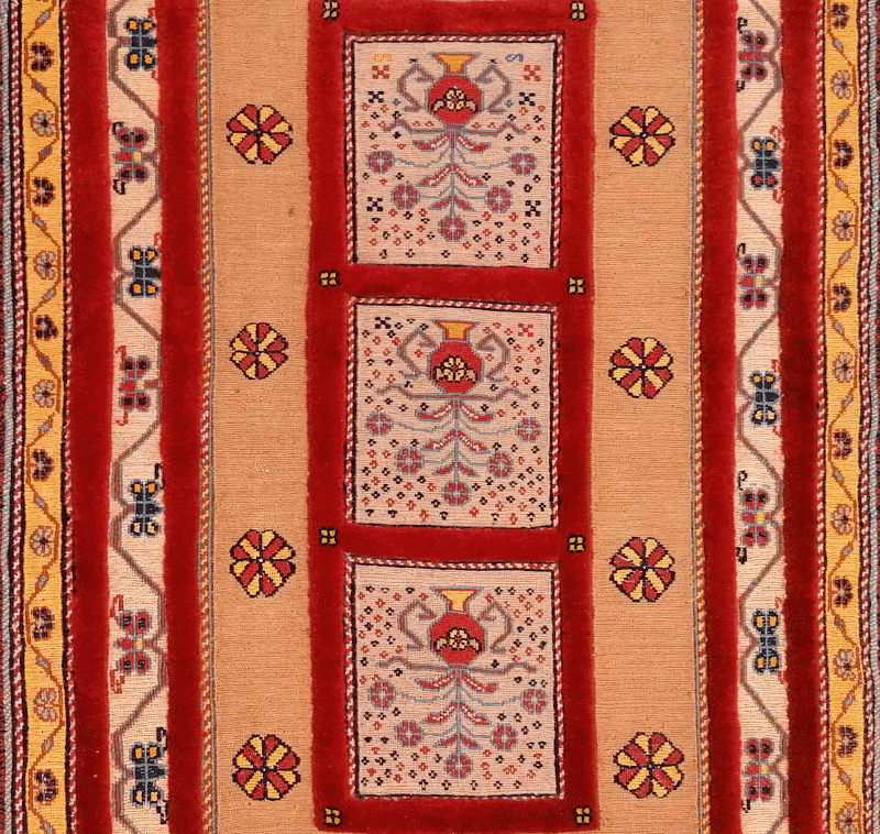Alfombra SH1428, detalle de su artesanía
