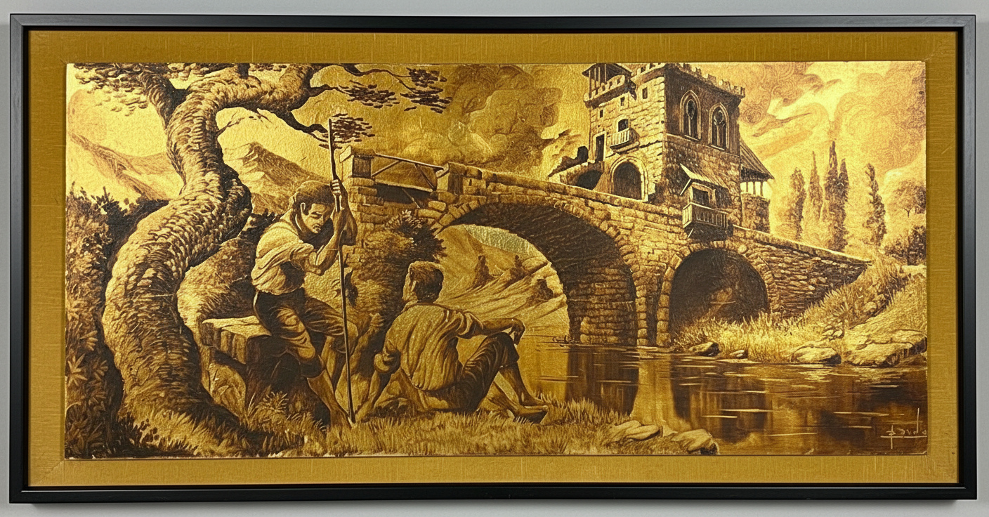 Pastores junto al puente · Foto 01