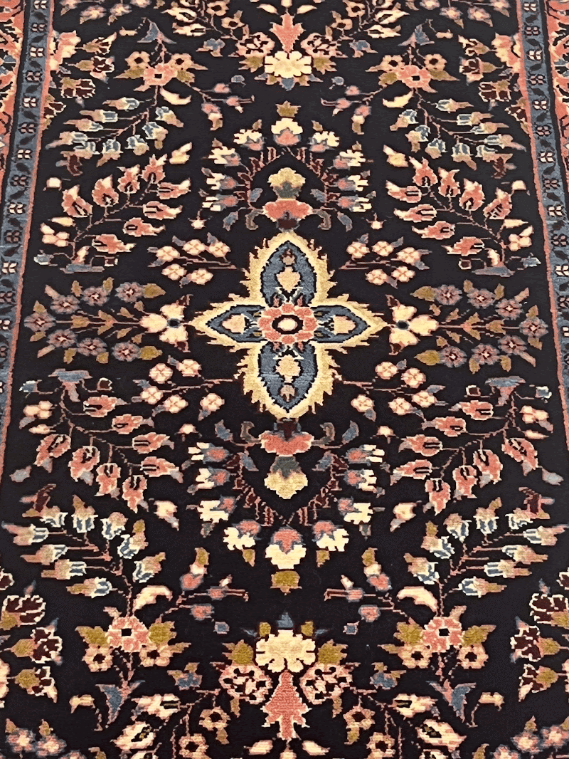 Alfombra FK0722, detalle de su artesanía