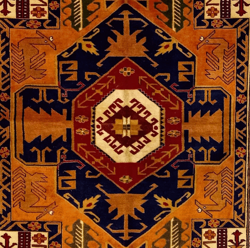 Alfombra SH1537, detalle de su artesanía