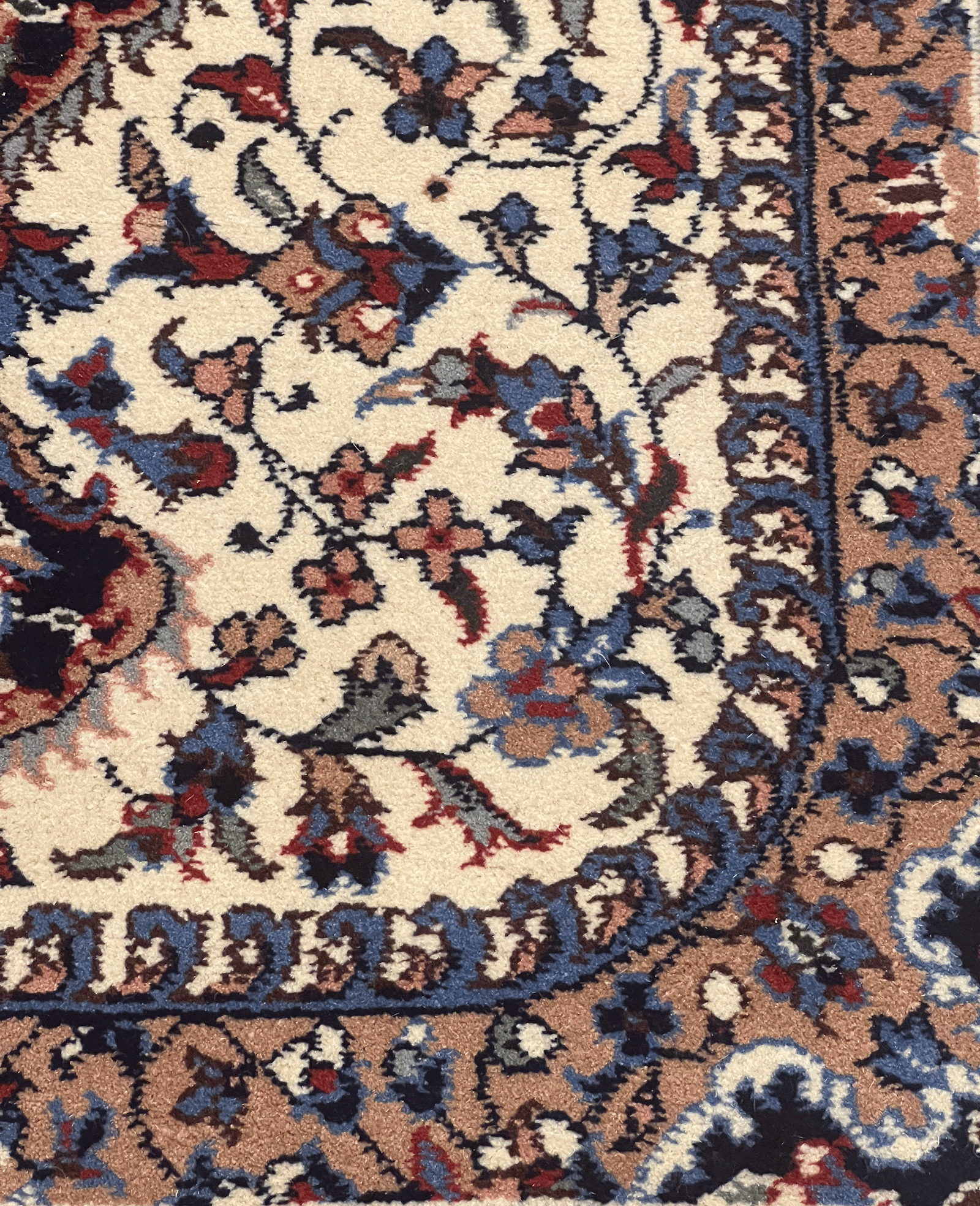 Alfombra WW0075, detalle de su artesanía