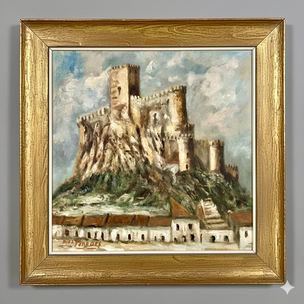 Castillo sobre colina en la galería