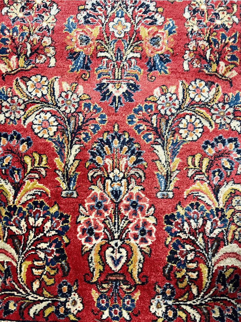 Alfombra P2955, detalle de su artesanía