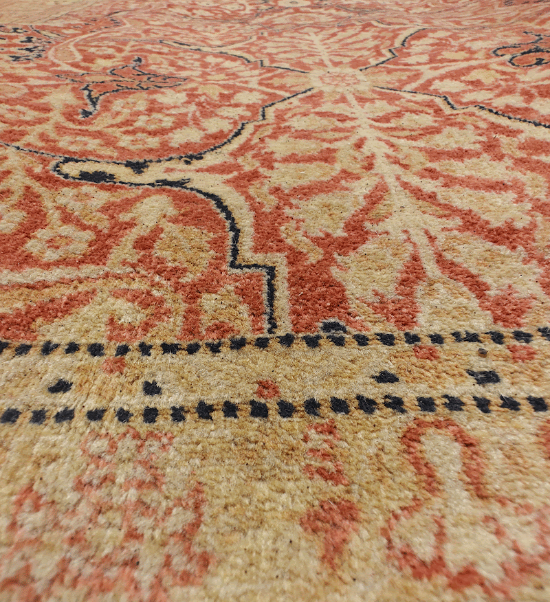 Alfombra SH1819, detalle de su artesanía