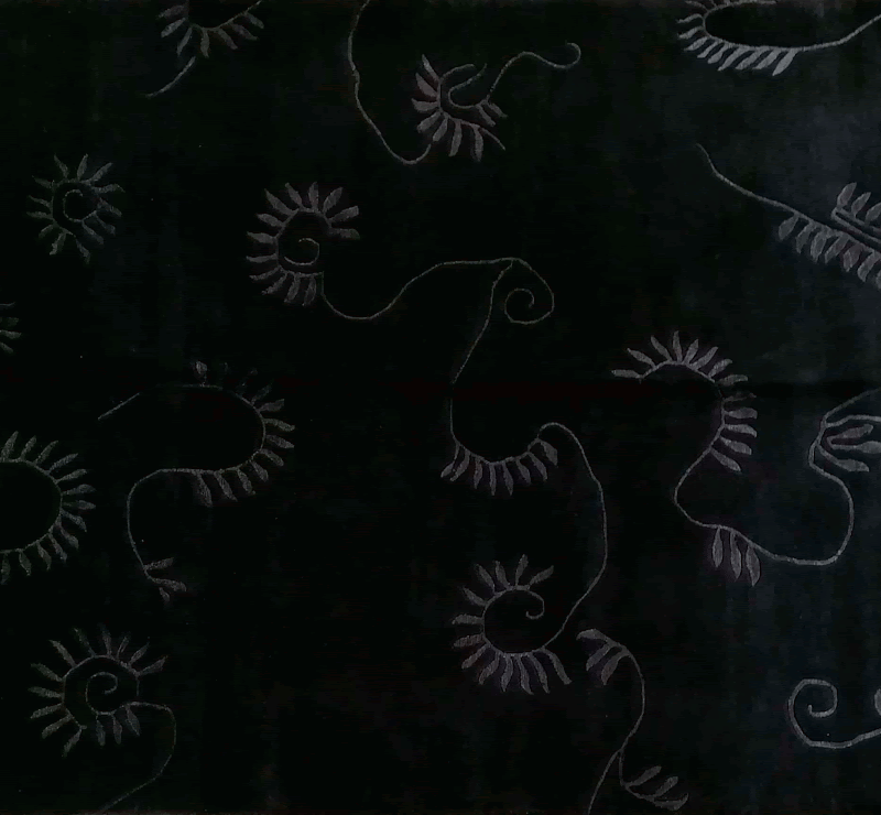Alfombra SH1347, detalle de su artesanía