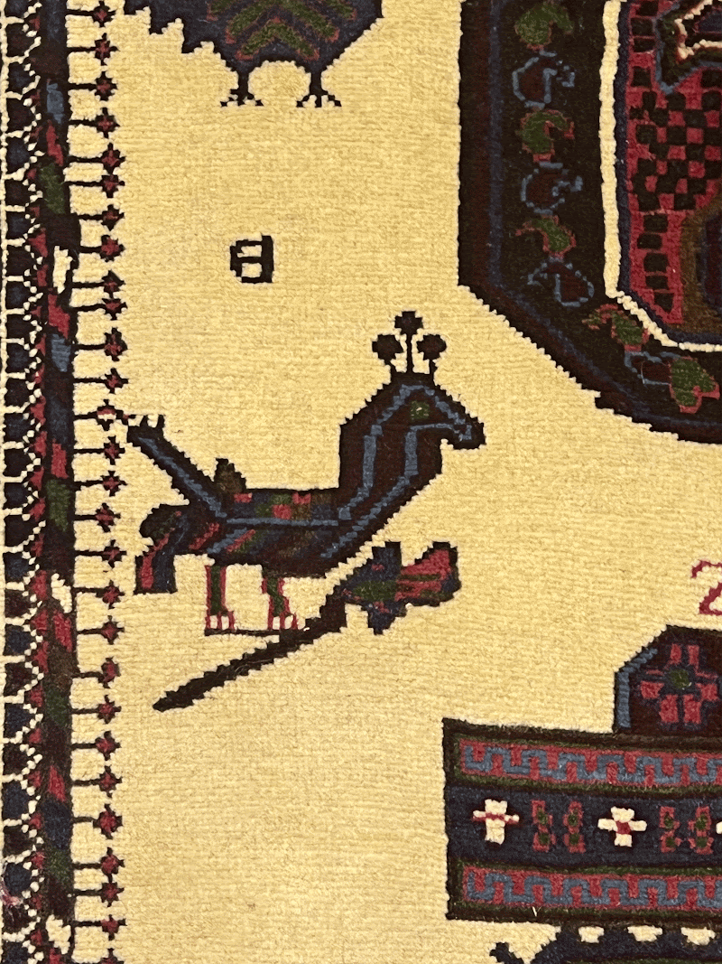 Alfombra FK0580, imagen de su historia y procedencia