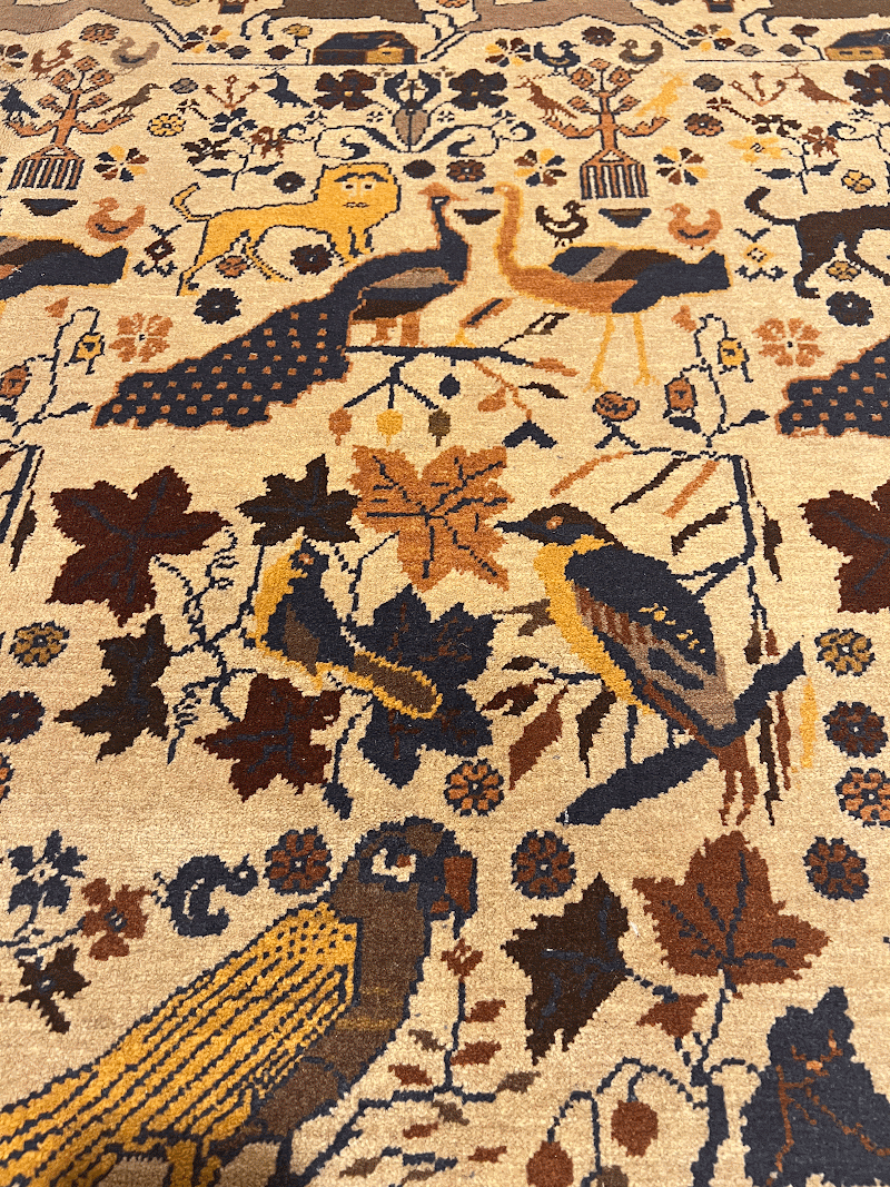 Alfombra 0593, detalle de su artesanía