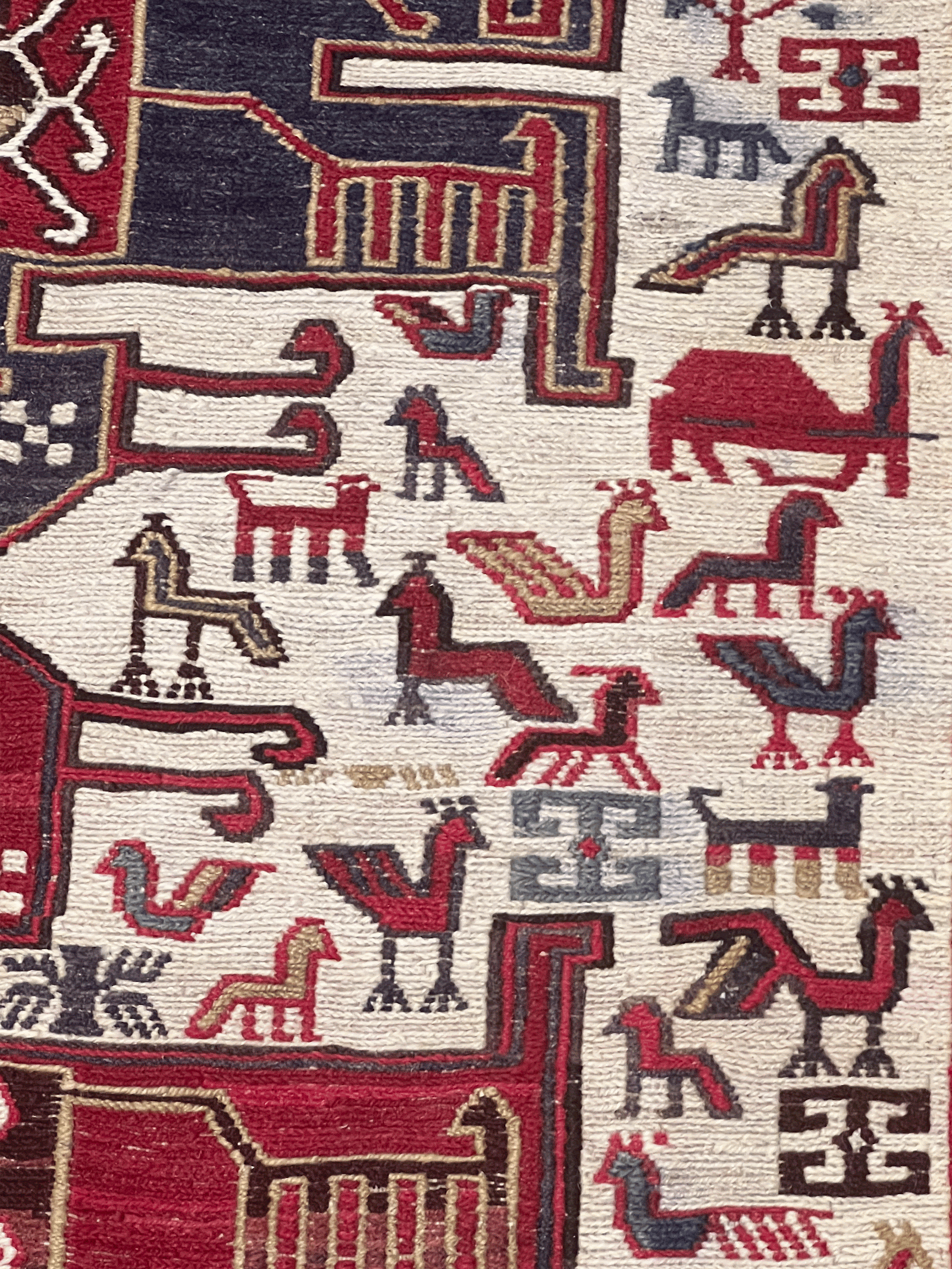 Alfombra 1210, detalle de su artesanía