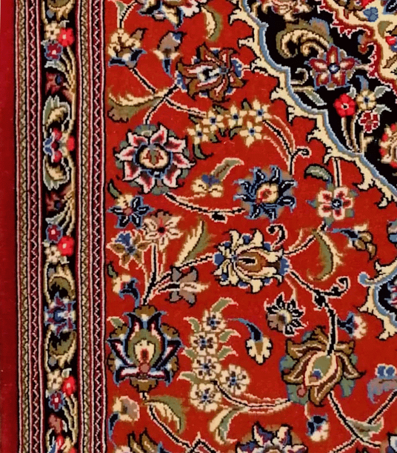 Alfombra AB0014, imagen de su historia y procedencia