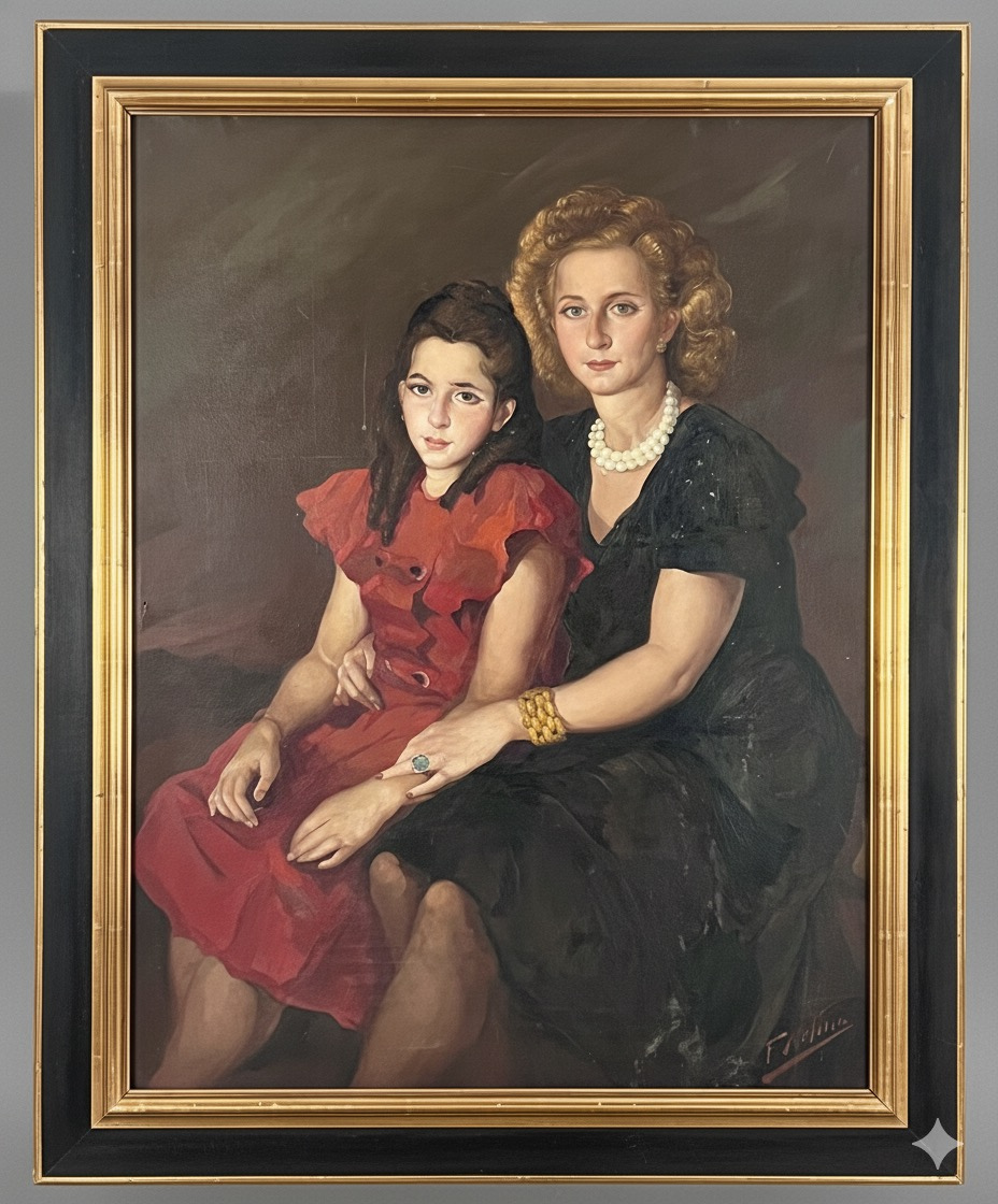 Retrato de madre e hija · Foto 01
