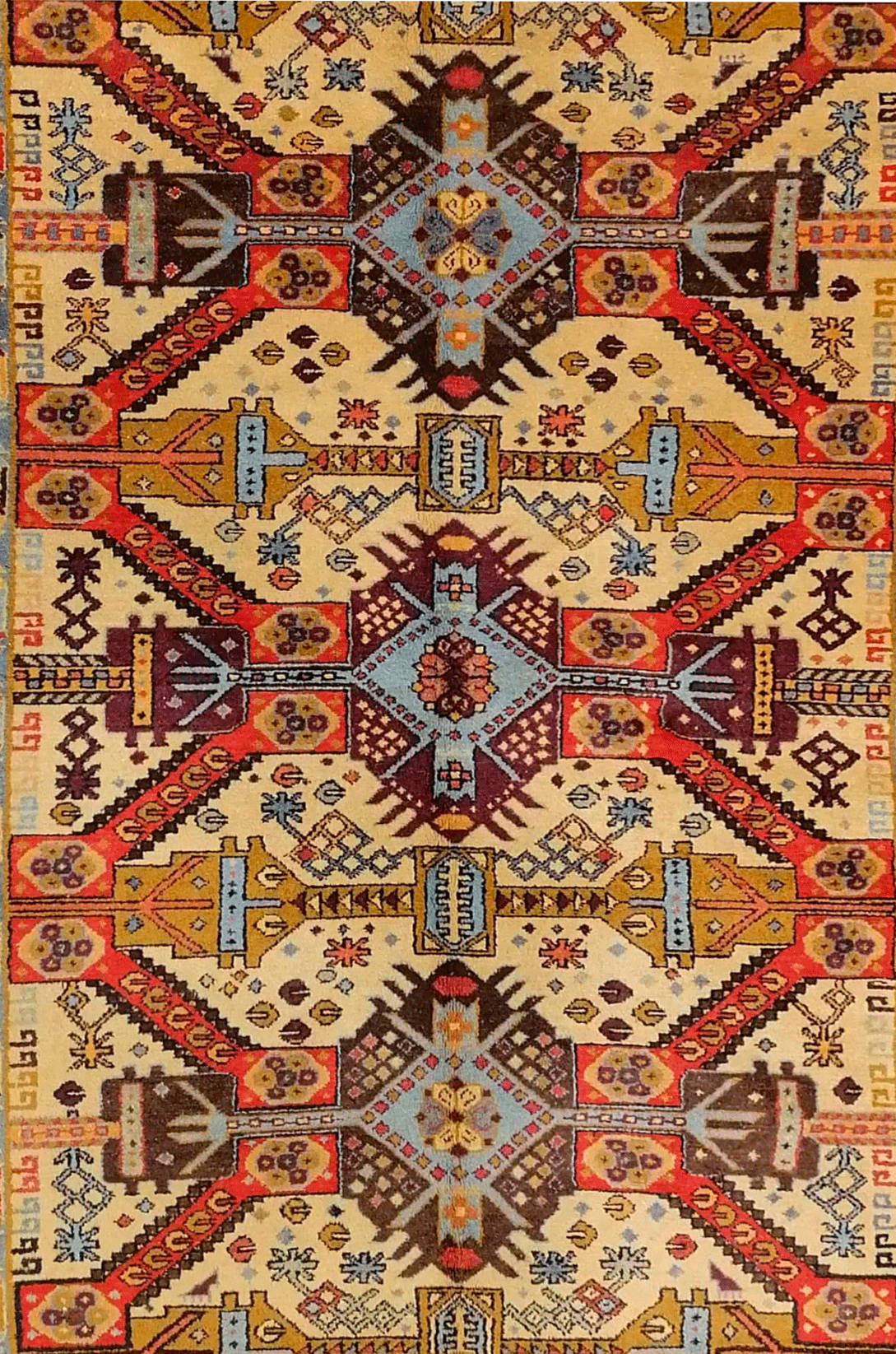 Alfombra 1060, detalle de su artesanía
