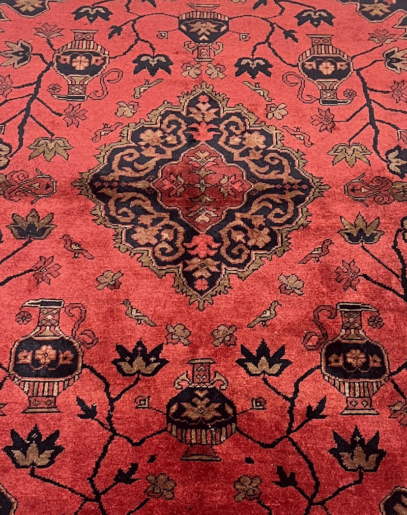 Alfombra LP0426, detalle de su artesanía