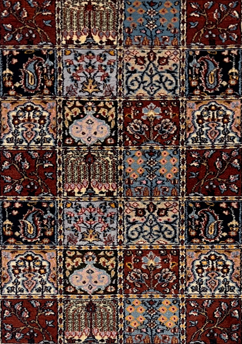 Alfombra FK0300, detalle de su artesanía