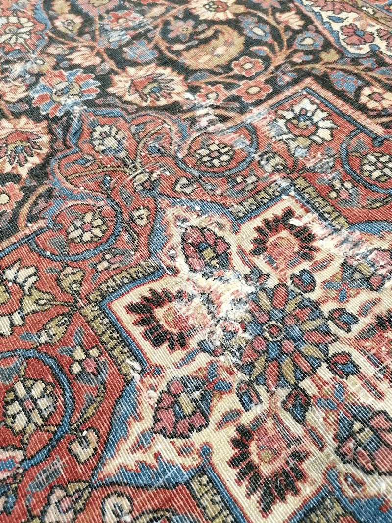 Alfombra SH1618, detalle de su artesanía