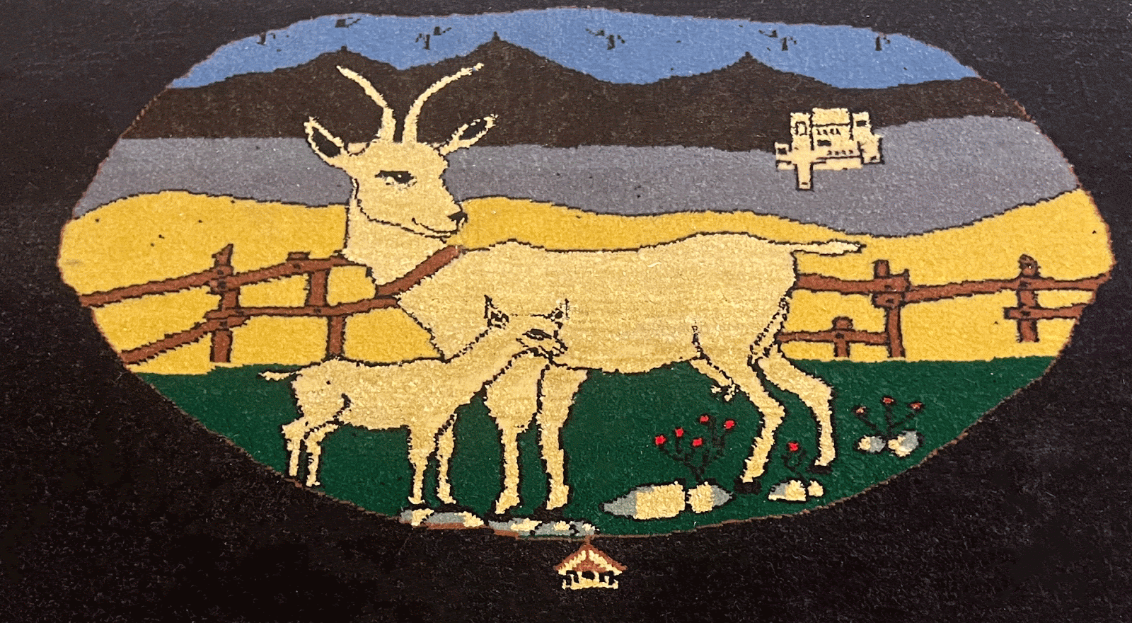 Alfombra 1994, detalle de su artesanía