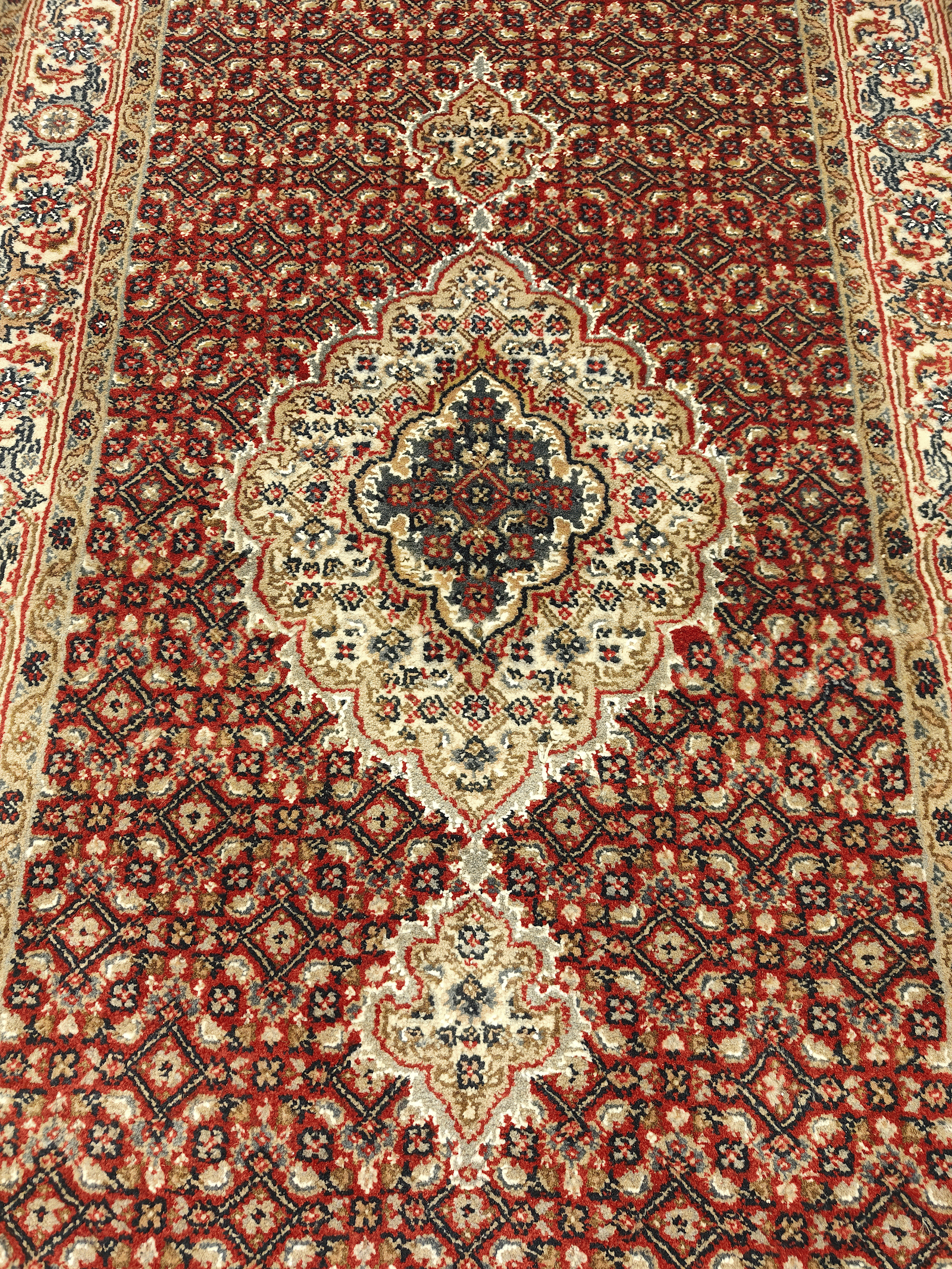 Alfombra IK0630, detalle de su artesanía