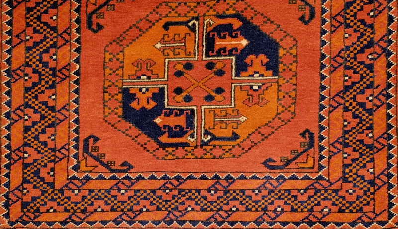 Alfombra SH0474, detalle de su artesanía