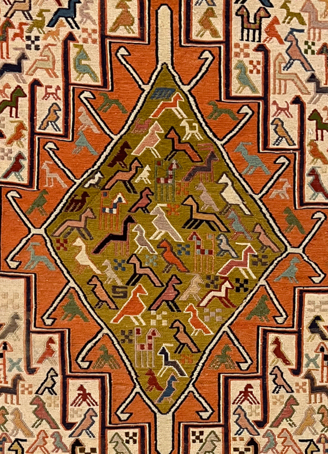 Alfombra SH1353, detalle de su artesanía