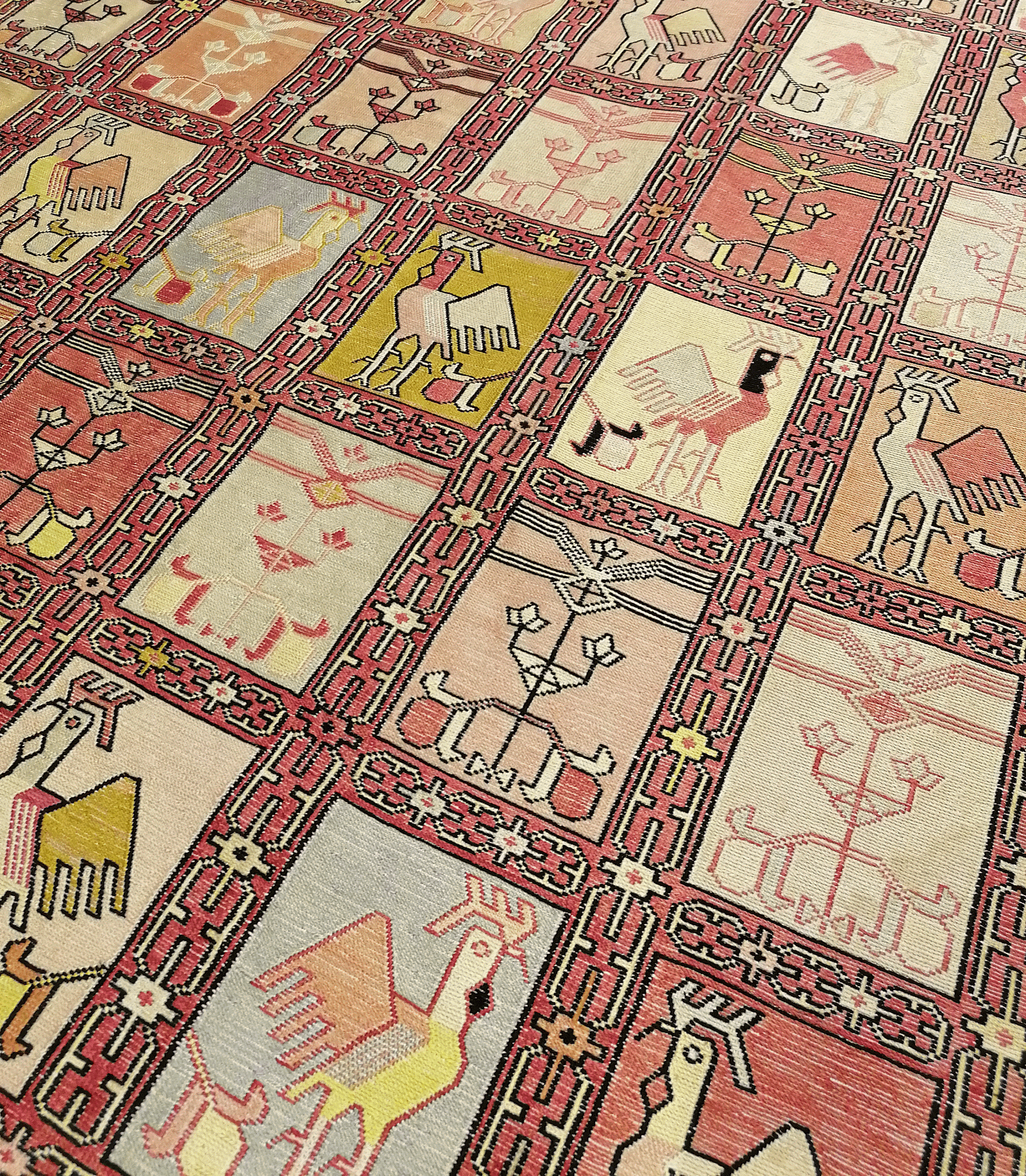 Alfombra SH1335, detalle de su artesanía