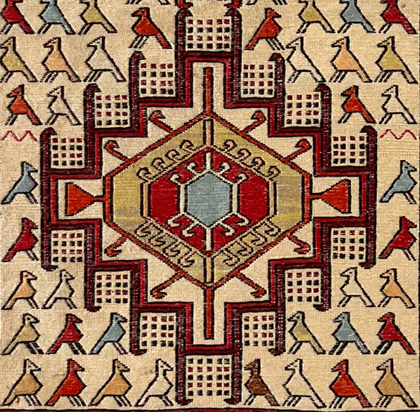 Alfombra SH1355, detalle de su artesanía