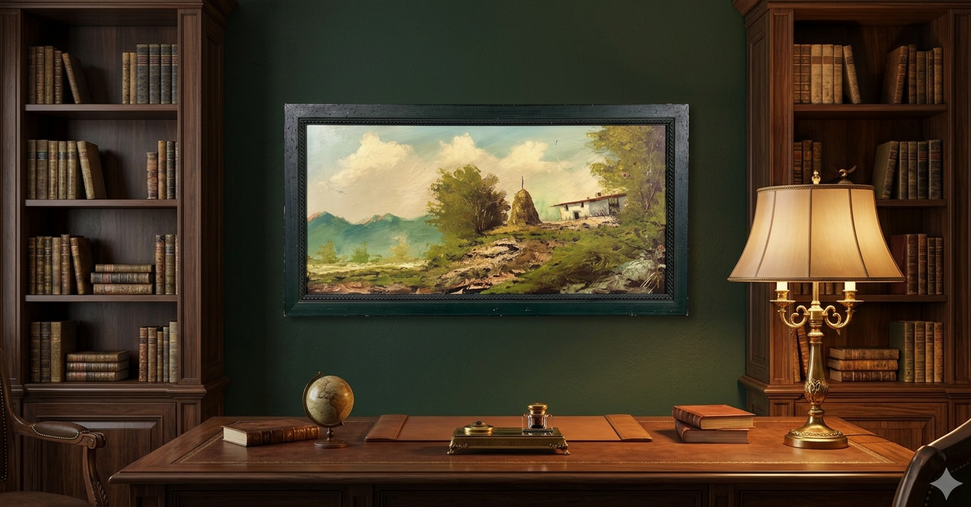 Paisaje rural de montaña · En otra decoración