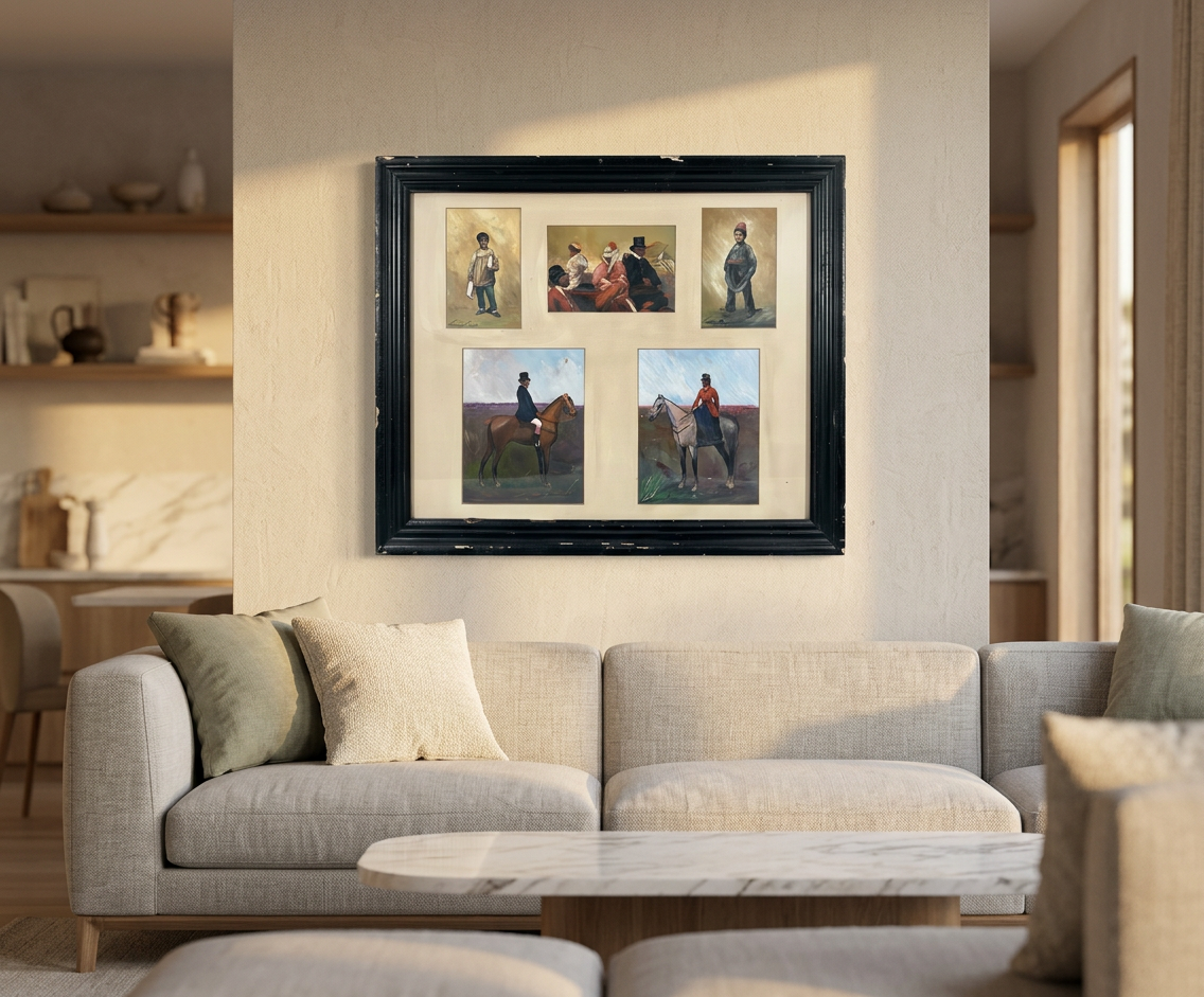 Políptico vida anglo-andaluza · En decoración