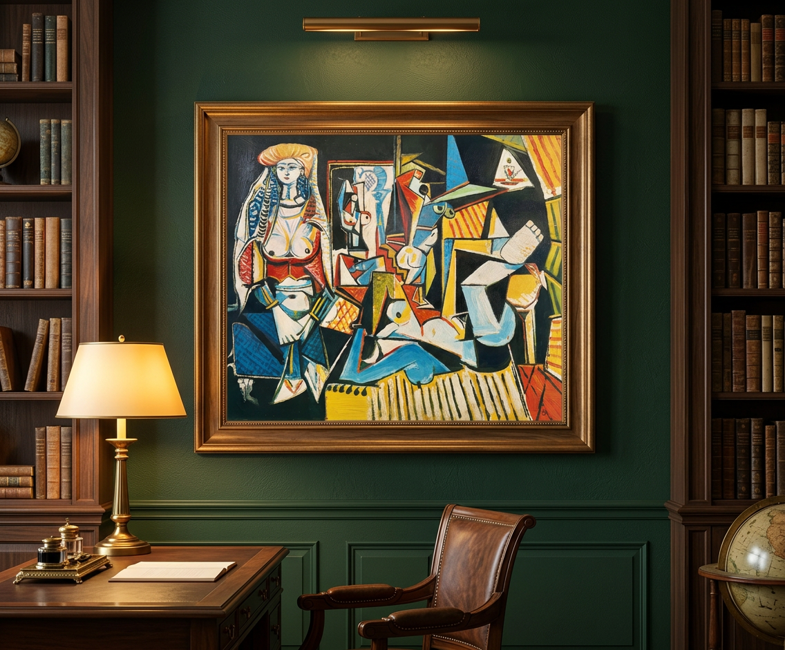 Composición cubista (Homenaje) · En otra decoración