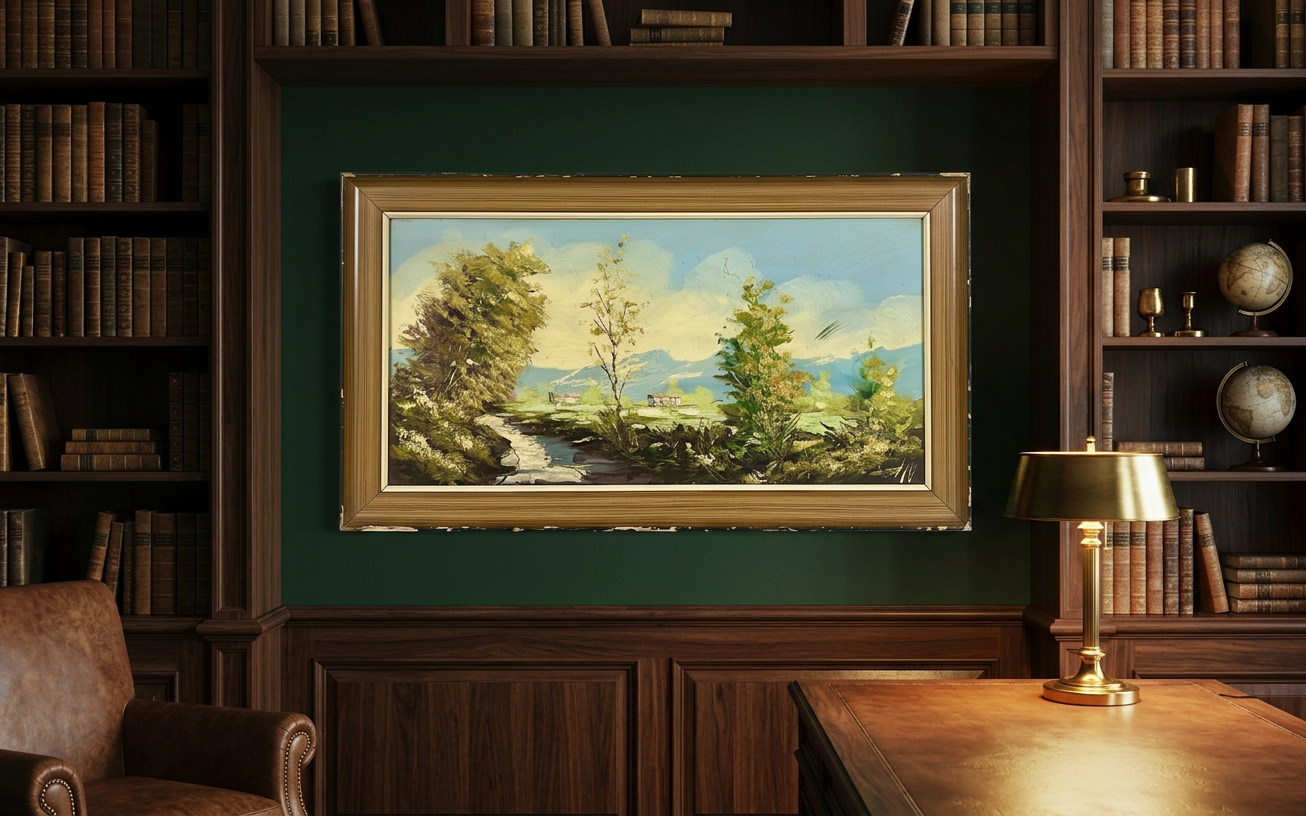 Camino con árboles · En otra decoración