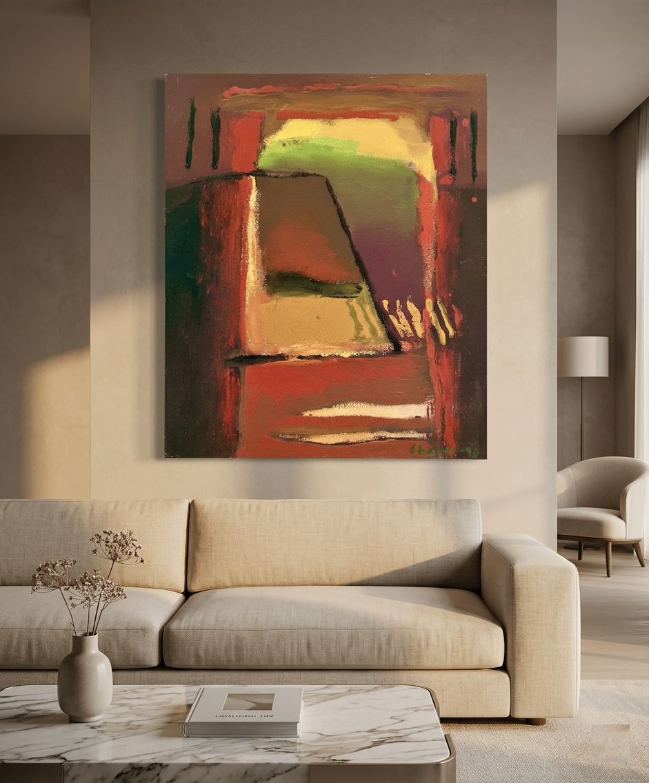 Abstracto rojos y ocres · En decoración