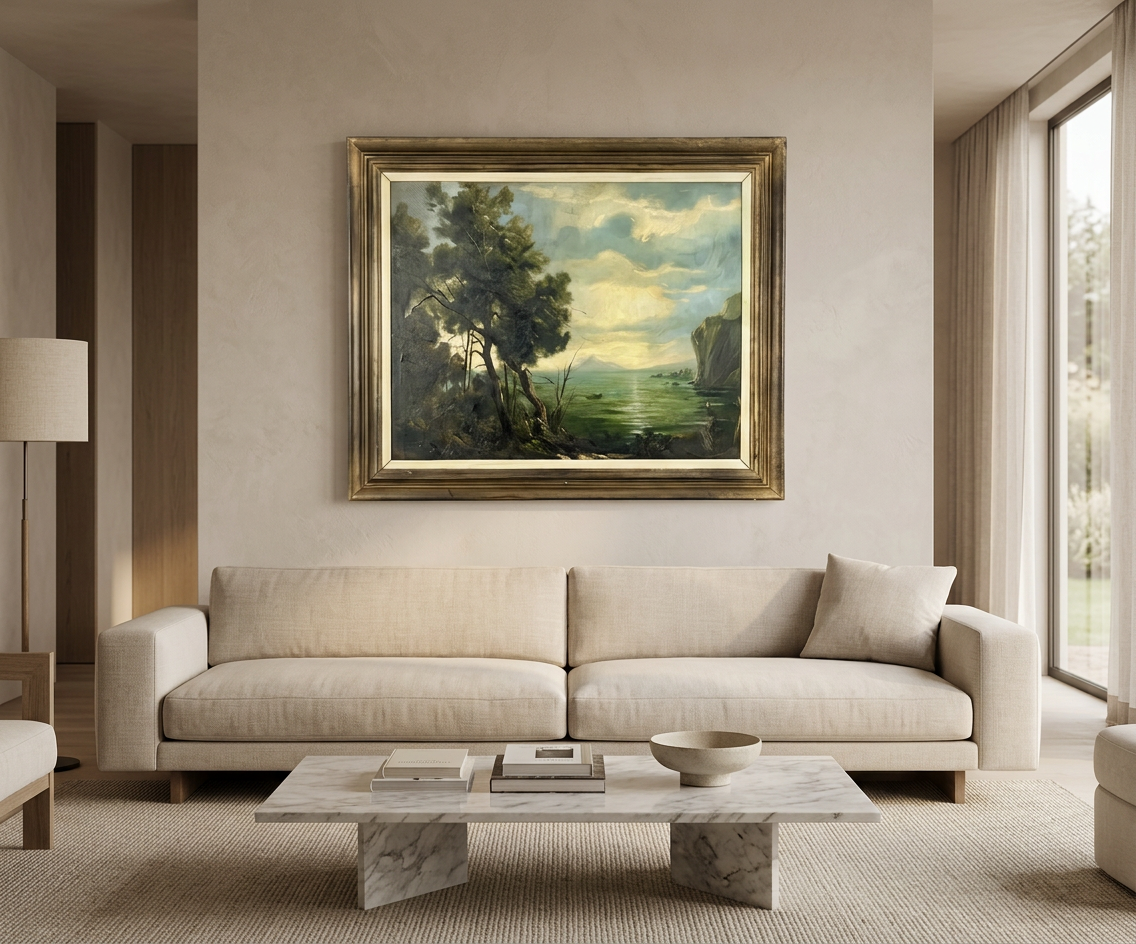 Atardecer costero · En decoración