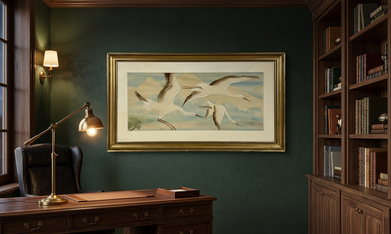 Cigognes en vol (Cigüeñas) · En otra decoración