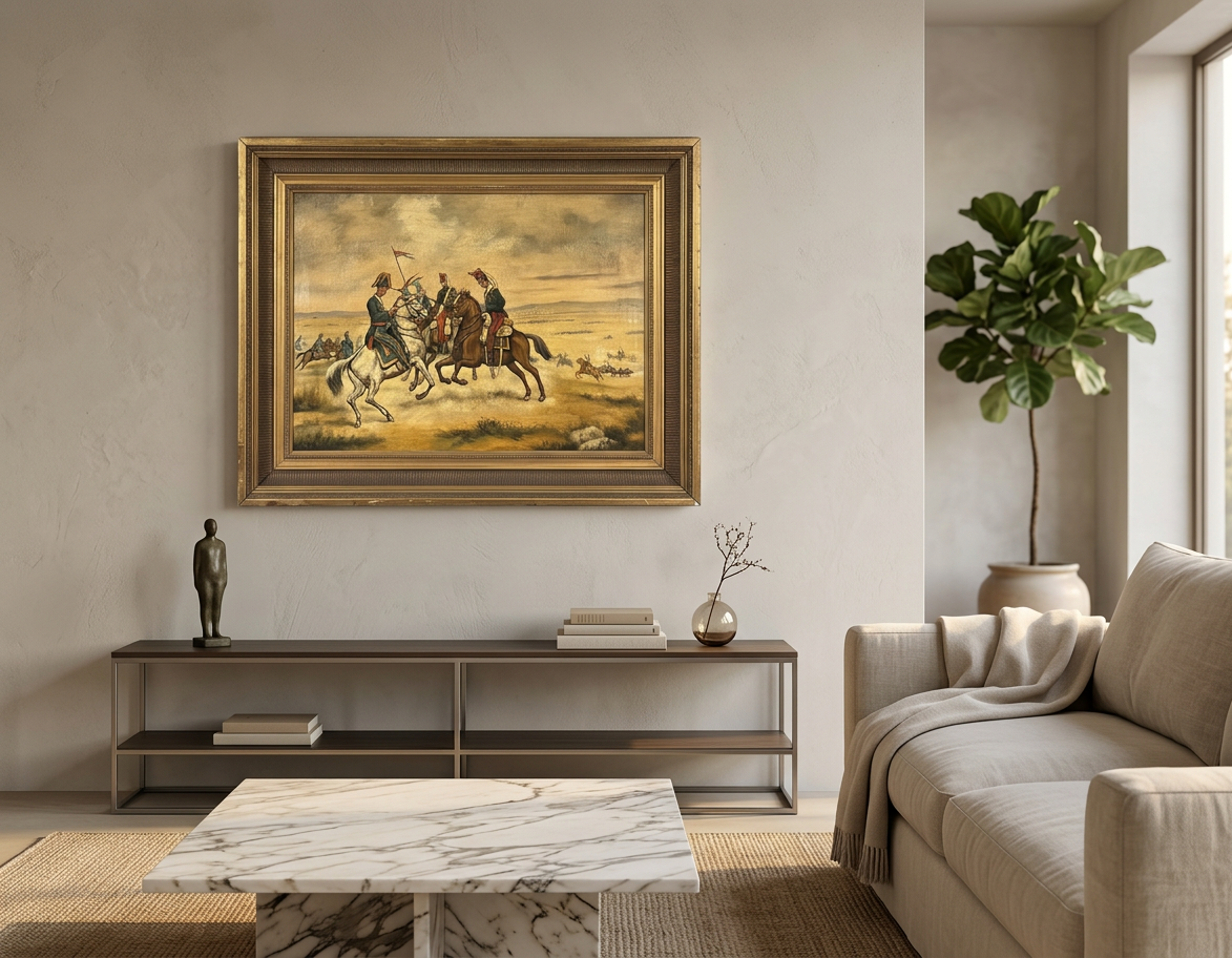 Encuentro de Caballería · En decoración