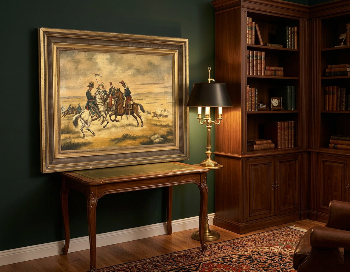 Encuentro de Caballería · En otra decoración