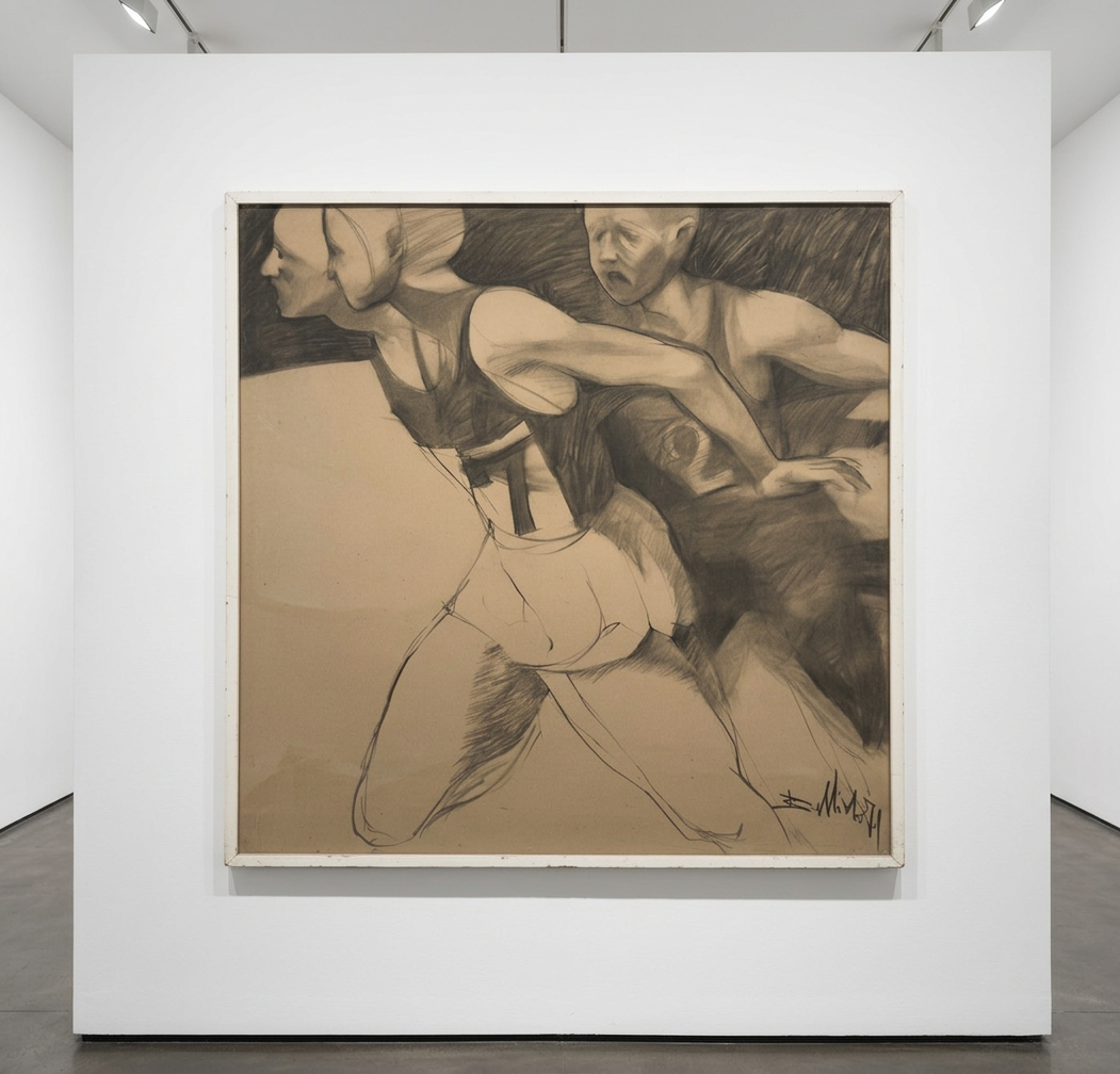 El máximo esfuerzo · Expuesta en galería