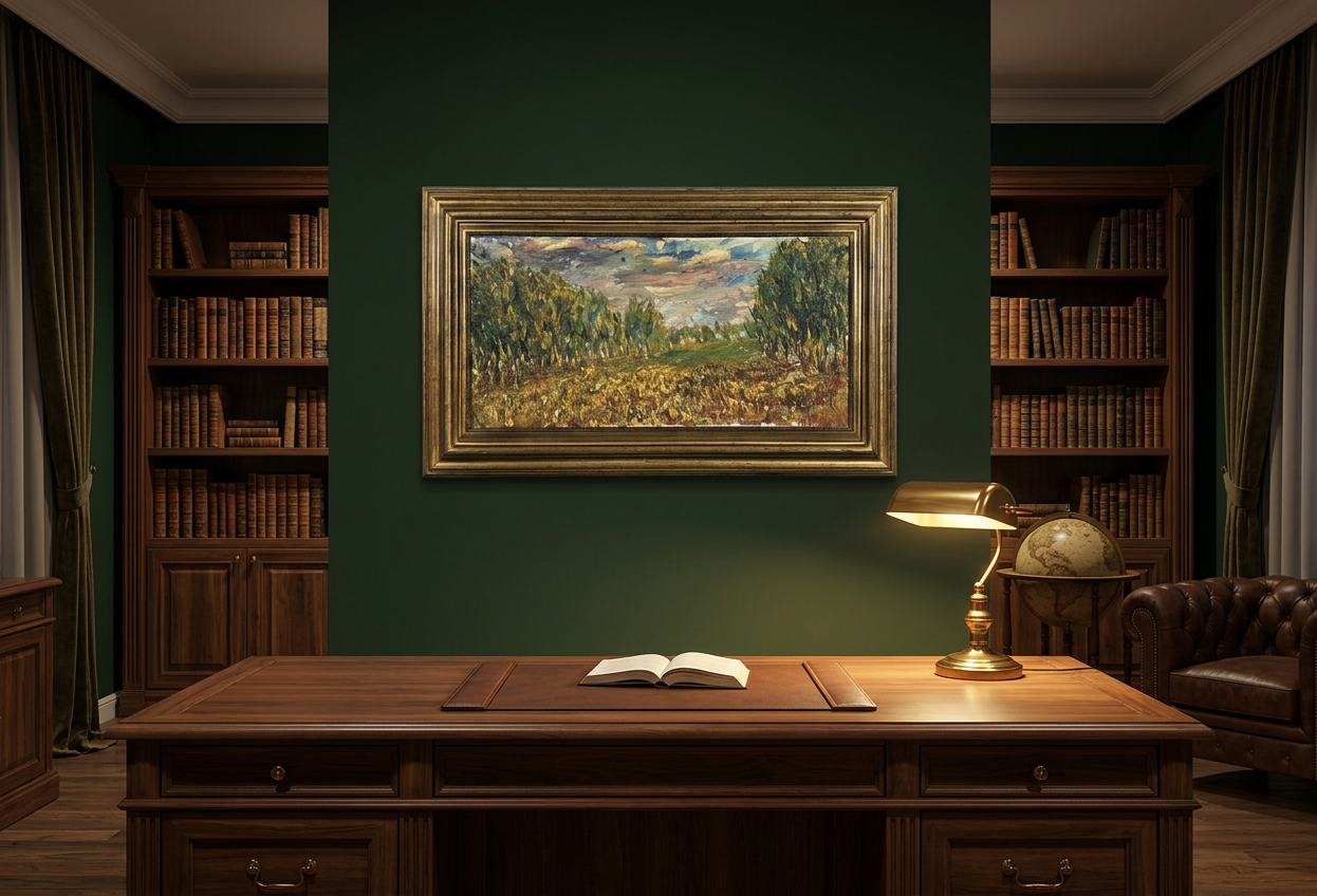 Paisaje castellano (1975), imagen de su historia y procedencia