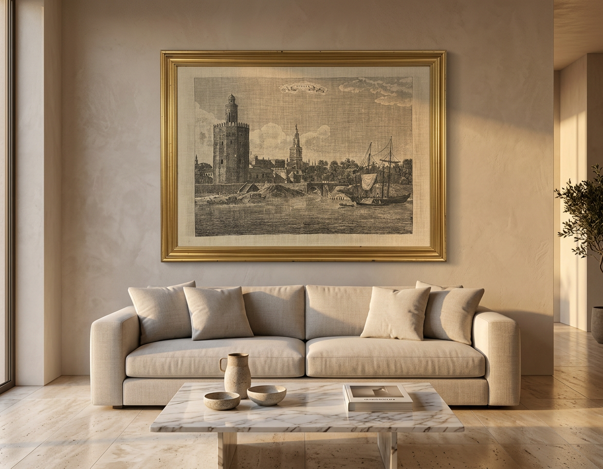 Vista panorámica de Sevilla · En decoración