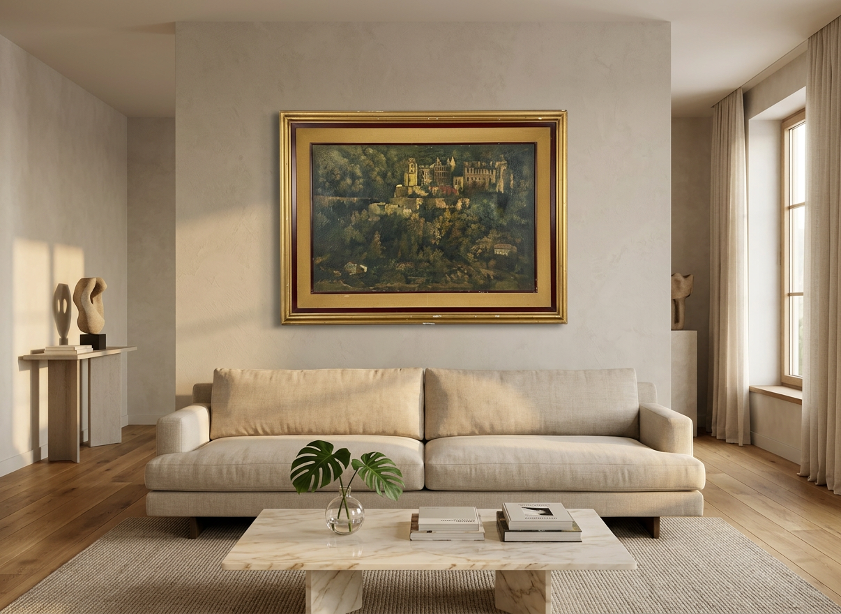 Paisaje con castillo (1976) · En decoración
